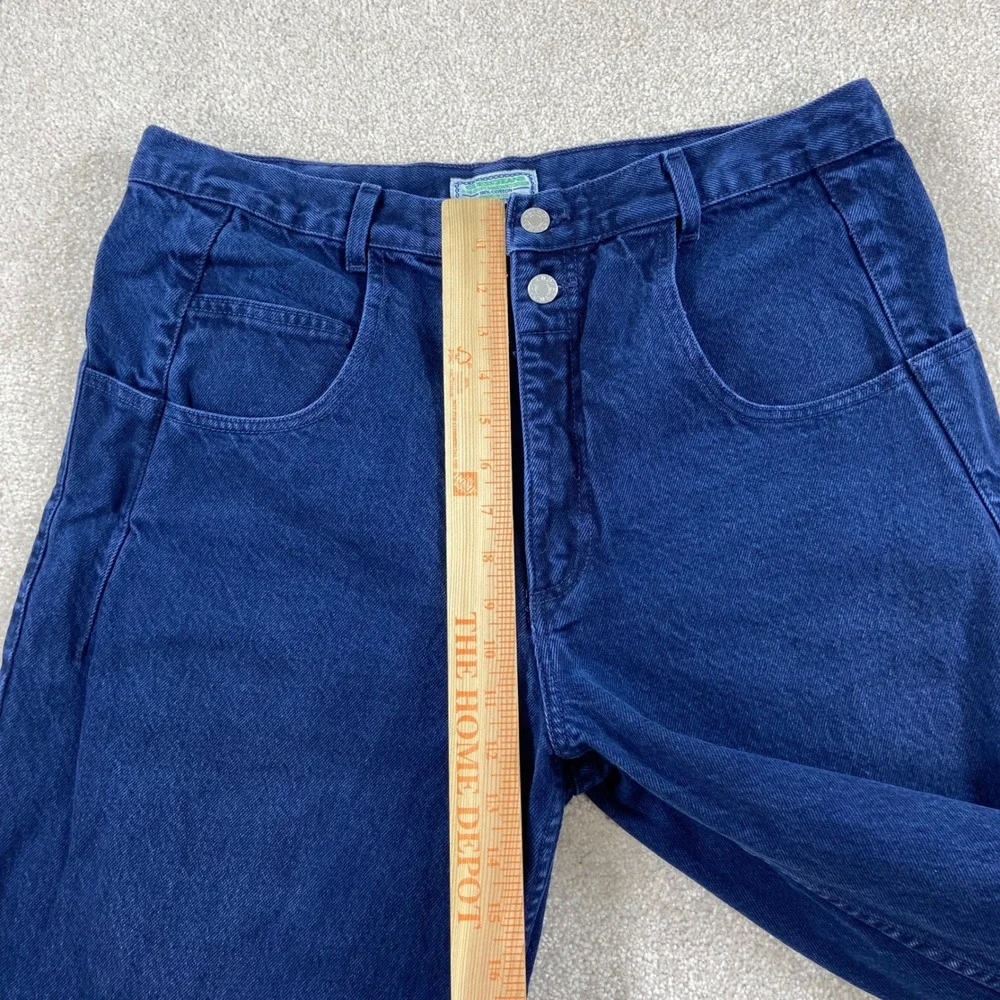 Vintage Guess Jeans Mens 34x30 Blue Georges Marciano Button Fly Made in USA